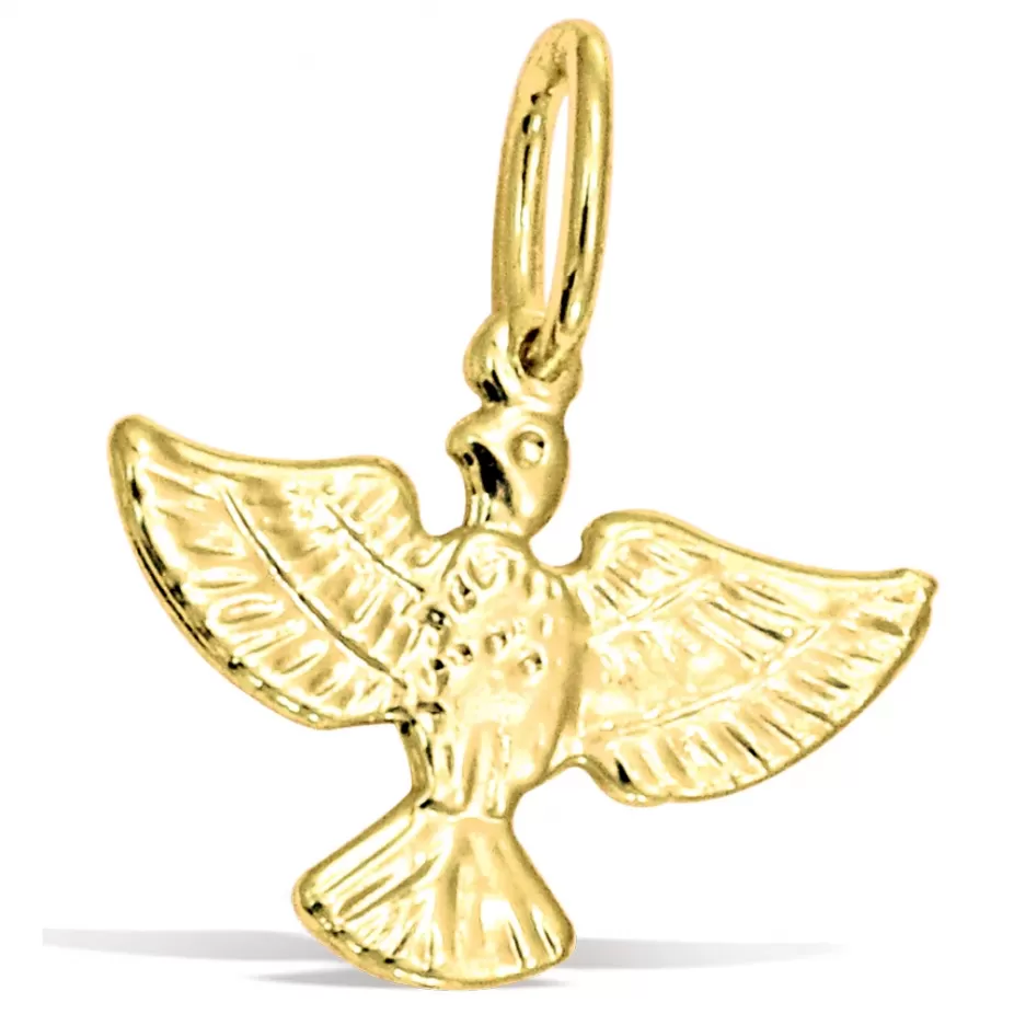 Pingente Divino Espírito Santo - Folheado a Ouro 18k