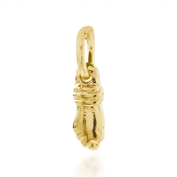 Pingente modelo figa pequena - Folheado a Ouro 18k