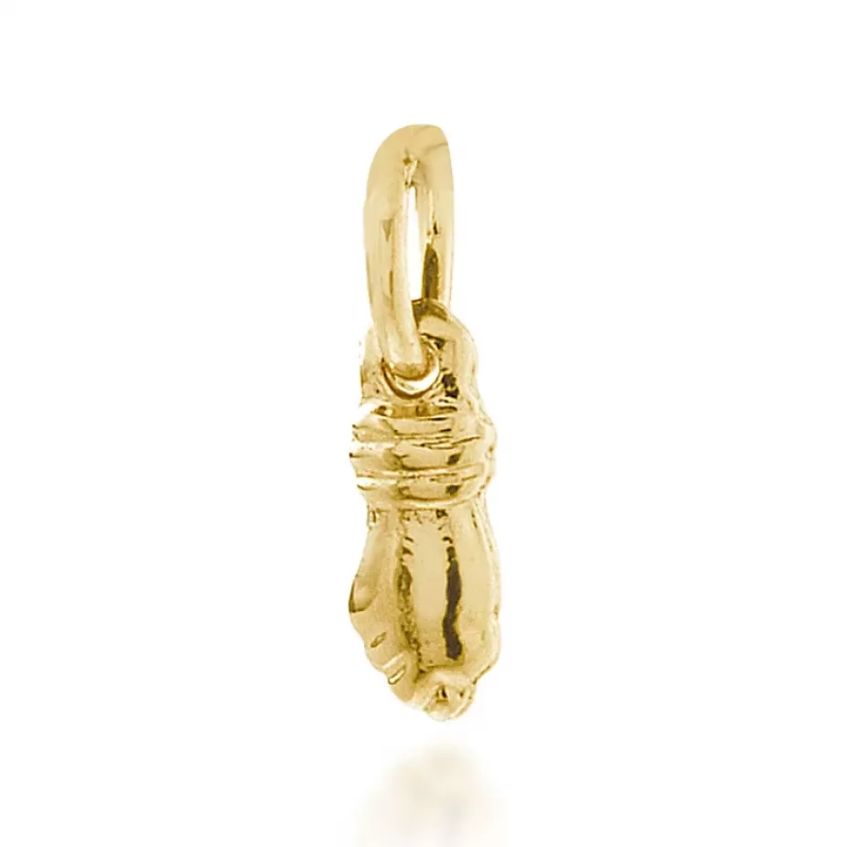 Pingente modelo figa pequena - Folheado a Ouro 18k